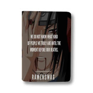 Onyourcases Anime Used To Pain Quote Custom Passport Wallet Top Case With Credit Card Holder Awesome Personalized PU Leather Travel Trip Vacation Baggage Cover