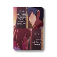 Onyourcases Anime Waiting Quotes Custom Passport Wallet Top Case With Credit Card Holder Awesome Personalized PU Leather Travel Trip Vacation Baggage Cover