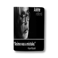 Onyourcases Anime Was A Mistake Full Quote Custom Passport Wallet Top Case With Credit Card Holder Awesome Personalized PU Leather Travel Trip Vacation Baggage Cover