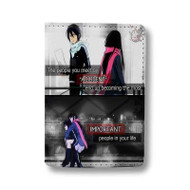 Onyourcases Anime Weakling Quote Custom Passport Wallet Top Case With Credit Card Holder Awesome Personalized PU Leather Travel Trip Vacation Baggage Cover