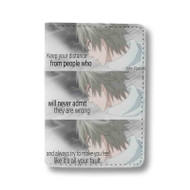 Onyourcases Anime Wrong Quote Custom Passport Wallet Top Case With Credit Card Holder Awesome Personalized PU Leather Travel Trip Vacation Baggage Cover