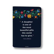 Onyourcases Beautiful Images Of Mother And Daughter With Quotes Custom Passport Wallet Top Case With Credit Card Holder Awesome Personalized PU Leather Travel Trip Vacation Baggage Cover