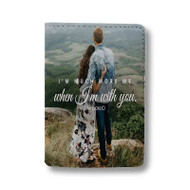 Onyourcases Beautiful Life Partner Quotes Custom Passport Wallet Top Case With Credit Card Holder Awesome Personalized PU Leather Travel Trip Vacation Baggage Cover
