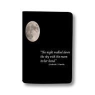 Onyourcases Beautiful Moon Night Quotes Custom Passport Wallet Top Case With Credit Card Holder Awesome Personalized PU Leather Travel Trip Vacation Baggage Cover
