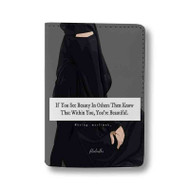Onyourcases Beautiful Niqab Quotes Custom Passport Wallet Top Case With Credit Card Holder Awesome Personalized PU Leather Travel Trip Vacation Baggage Cover