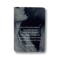 Onyourcases Deep Romantic Love Quotes For Him Custom Passport Wallet Top Case With Credit Card Holder Awesome Personalized PU Leather Travel Trip Vacation Baggage Cover