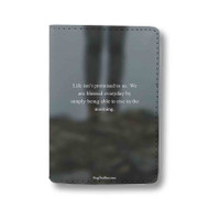 Onyourcases Deep Strength Quotes Custom Passport Wallet Top Case With Credit Card Holder Awesome Personalized PU Leather Travel Trip Vacation Baggage Cover