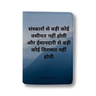 Onyourcases Deep Thinking Quotes In Hindi Custom Passport Wallet Top Case With Credit Card Holder Awesome Personalized PU Leather Travel Trip Vacation Baggage Cover