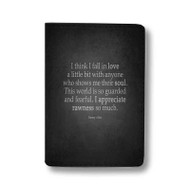 Onyourcases Deep Thought Love Quotes Custom Passport Wallet Top Case With Credit Card Holder Awesome Personalized PU Leather Travel Trip Vacation Baggage Cover