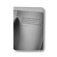 Onyourcases Deep Typewriter Quotes Custom Passport Wallet Top Case With Credit Card Holder Awesome Personalized PU Leather Travel Trip Vacation Baggage Cover