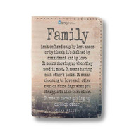 Onyourcases Family Is Always There For You Quotes Custom Passport Wallet Top Case With Credit Card Holder Awesome Personalized PU Leather Travel Trip Vacation Baggage Cover