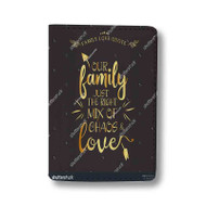 Onyourcases Family Is Gold Quotes Custom Passport Wallet Top Case With Credit Card Holder Awesome Personalized PU Leather Travel Trip Vacation Baggage Cover