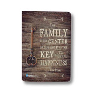 Onyourcases Family Is The Key To Happiness Quotes Custom Passport Wallet Top Case With Credit Card Holder Awesome Personalized PU Leather Travel Trip Vacation Baggage Cover
