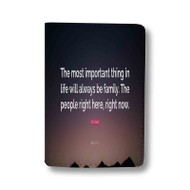 Onyourcases Family Is The Most Important Thing In Life Quotes Custom Passport Wallet Top Case With Credit Card Holder Awesome Personalized PU Leather Travel Trip Vacation Baggage Cover