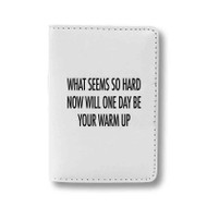 Onyourcases First Day At Gym Quotes Custom Passport Wallet Top Case With Credit Card Holder Awesome Personalized PU Leather Travel Trip Vacation Baggage Cover