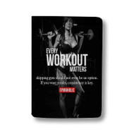 Onyourcases Fitness Freak Gym Quotes Custom Passport Wallet Top Case With Credit Card Holder Awesome Personalized PU Leather Travel Trip Vacation Baggage Cover
