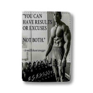 Onyourcases Funny Arnold Gym Quotes Custom Passport Wallet Top Case With Credit Card Holder Awesome Personalized PU Leather Travel Trip Vacation Baggage Cover