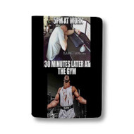 Onyourcases Funny Gym Lifting Quotes Custom Passport Wallet Top Case With Credit Card Holder Awesome Personalized PU Leather Travel Trip Vacation Baggage Cover