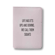 Onyourcases Funny Gym Quote Pictures Custom Passport Wallet Top Case With Credit Card Holder Awesome Personalized PU Leather Travel Trip Vacation Baggage Cover