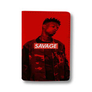 Onyourcases 21 savage supreme wallpaper Custom Passport Wallet Case Best With Credit Card Holder Awesome Personalized PU Leather Travel Trip Vacation Baggage Cover