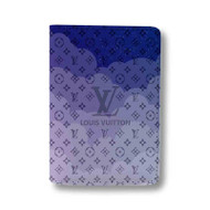 Onyourcases blue supreme louis vuitton wallpaper Custom Passport Wallet Case Best With Credit Card Holder Awesome Personalized PU Leather Travel Trip Vacation Baggage Cover