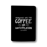 Onyourcases coffee and contemplation quote stranger things Custom Passport Wallet Case Best With Credit Card Holder Awesome Personalized PU Leather Travel Trip Vacation Baggage Cover