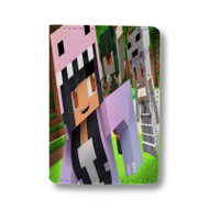 Onyourcases cute minecraft skin wallpaper Custom Passport Wallet Case Best With Credit Card Holder Awesome Personalized PU Leather Travel Trip Vacation Baggage Cover