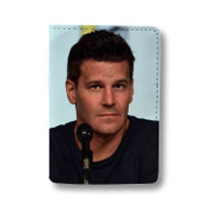 Onyourcases david boreanaz movies and tv shows Custom Passport Wallet Case Best With Credit Card Holder Awesome Personalized PU Leather Travel Trip Vacation Baggage Cover