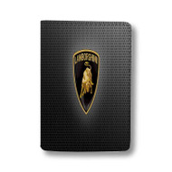 Onyourcases lamborghini badge wallpaper Custom Passport Wallet Case Best With Credit Card Holder Awesome Personalized PU Leather Travel Trip Vacation Baggage Cover
