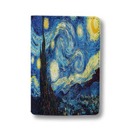 Onyourcases night sky van gogh wallpaper Custom Passport Wallet Case Best With Credit Card Holder Awesome Personalized PU Leather Travel Trip Vacation Baggage Cover