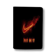 Onyourcases nike fire wallpaper Custom Passport Wallet Case Best With Credit Card Holder Awesome Personalized PU Leather Travel Trip Vacation Baggage Cover