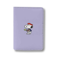 Onyourcases snoopy 4k android wallpaper Custom Passport Wallet Case Best With Credit Card Holder Awesome Personalized PU Leather Travel Trip Vacation Baggage Cover