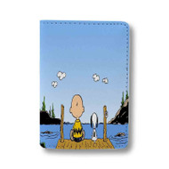 Onyourcases snoopy and charlie brown hd wallpaper Custom Passport Wallet Case Best With Credit Card Holder Awesome Personalized PU Leather Travel Trip Vacation Baggage Cover