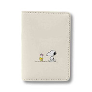 Onyourcases snoopy and woodstock iphone wallpaper Custom Passport Wallet Case Best With Credit Card Holder Awesome Personalized PU Leather Travel Trip Vacation Baggage Cover