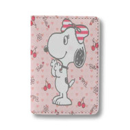 Onyourcases snoopy belle wallpaper Custom Passport Wallet Case Best With Credit Card Holder Awesome Personalized PU Leather Travel Trip Vacation Baggage Cover