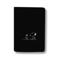 Onyourcases snoopy black wallpaper Custom Passport Wallet Case Best With Credit Card Holder Awesome Personalized PU Leather Travel Trip Vacation Baggage Cover