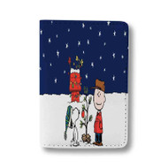 Onyourcases snoopy christmas hd tablet wallpaper Custom Passport Wallet Case Best With Credit Card Holder Awesome Personalized PU Leather Travel Trip Vacation Baggage Cover