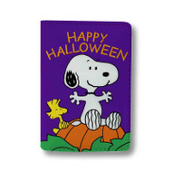 Onyourcases snoopy happy halloween wallpaper Custom Passport Wallet Case Best With Credit Card Holder Awesome Personalized PU Leather Travel Trip Vacation Baggage Cover