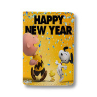 Onyourcases snoopy happy new years wallpaper Custom Passport Wallet Case Best With Credit Card Holder Awesome Personalized PU Leather Travel Trip Vacation Baggage Cover