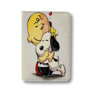 Onyourcases snoopy hug wallpaper Custom Passport Wallet Case Best With Credit Card Holder Awesome Personalized PU Leather Travel Trip Vacation Baggage Cover