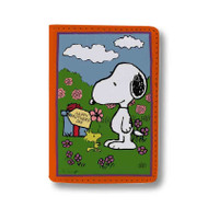 Onyourcases snoopy mothers day wallpaper Custom Passport Wallet Case Best With Credit Card Holder Awesome Personalized PU Leather Travel Trip Vacation Baggage Cover