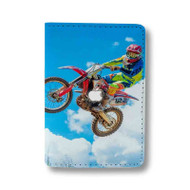 Onyourcases snoopy on dirt bike mobile wallpapers Custom Passport Wallet Case Best With Credit Card Holder Awesome Personalized PU Leather Travel Trip Vacation Baggage Cover