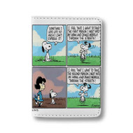 Onyourcases snoopy philosophy wallpaper Custom Passport Wallet Case Best With Credit Card Holder Awesome Personalized PU Leather Travel Trip Vacation Baggage Cover