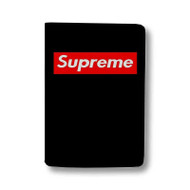 Onyourcases wallpaper supreme black Custom Passport Wallet Case Best With Credit Card Holder Awesome Personalized PU Leather Travel Trip Vacation Baggage Cover