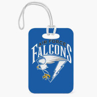 Onyourcases Air Force Falcons Custom Luggage Tags Personalized Name PU Leather Luggage Tag With Strap Awesome Baggage Hanging Suitcase Bag Tags Name ID Labels Travel Bag Accessories