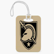 Onyourcases Army Black Knights Custom Luggage Tags Personalized Name PU Leather Luggage Tag With Strap Awesome Baggage Hanging Suitcase Bag Tags Name ID Labels Travel Bag Accessories