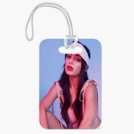 Onyourcases Charli XCX Custom Luggage Tags Personalized Name PU Leather Luggage Tag With Strap Awesome Baggage Hanging Suitcase Bag Tags Name ID Labels Travel Bag Accessories