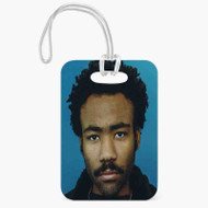 Onyourcases Childish Gambino Donald Glover Custom Luggage Tags Personalized Name PU Leather Luggage Tag With Strap Awesome Baggage Hanging Suitcase Bag Tags Name ID Labels Travel Bag Accessories