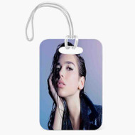 Onyourcases Dua Lipa Art Custom Luggage Tags Personalized Name PU Leather Luggage Tag With Strap Awesome Baggage Hanging Suitcase Bag Tags Name ID Labels Travel Bag Accessories