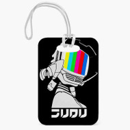 Onyourcases FLCL Canti Broadcast Custom Luggage Tags Personalized Name PU Leather Luggage Tag With Strap Awesome Baggage Hanging Suitcase Bag Tags Name ID Labels Travel Bag Accessories